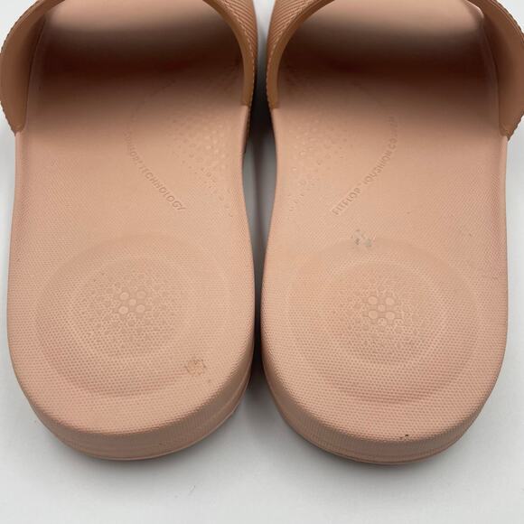Fit Flops Slides Pale Pink 8 39 Shoes Summer Sandals Beach Fitflop - Picture 4 of 4